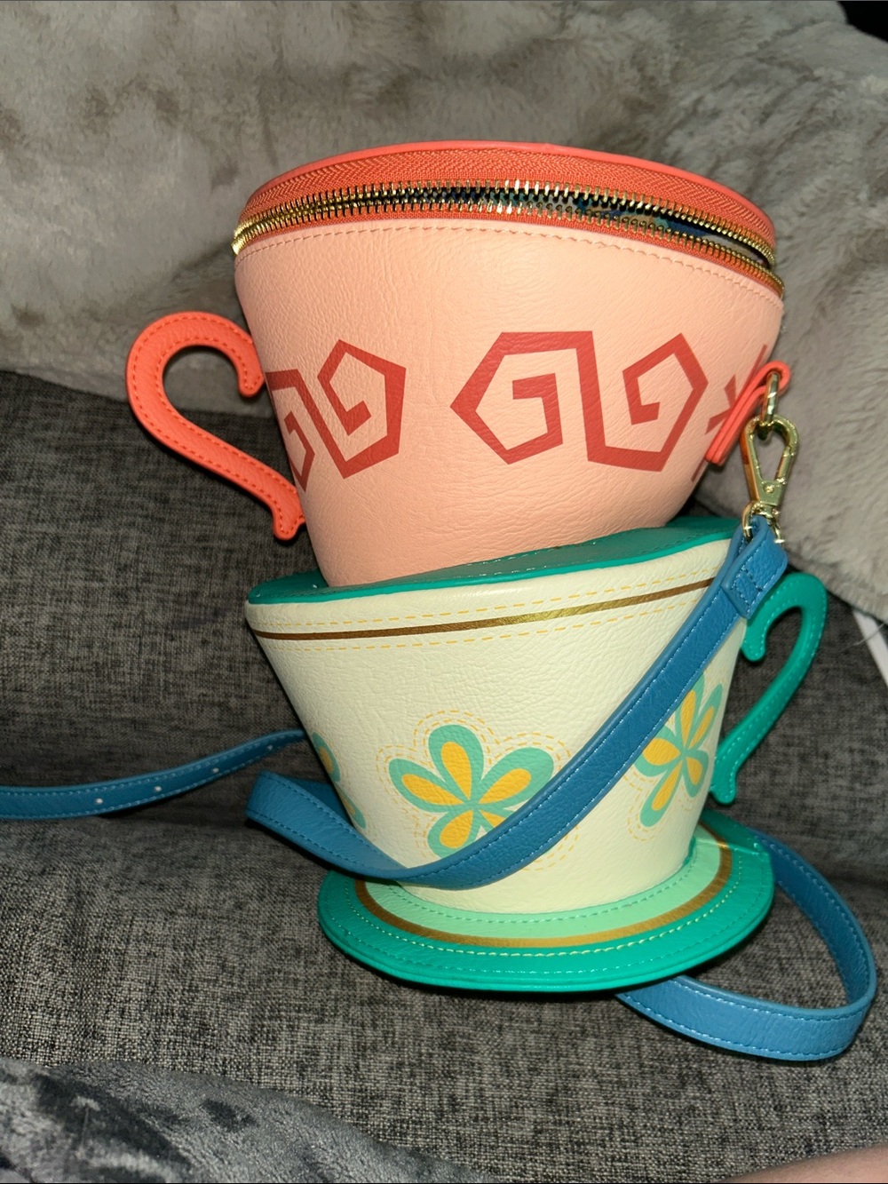 Disney Parks Loungefly Mad Tea Party Alice In Wonderland Tea Cups - Picture 5 of 7
